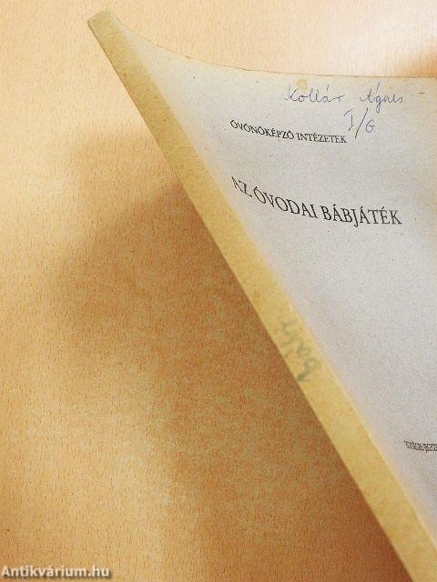 Az óvodai bábjáték