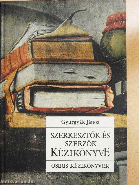 Szerkesztők és szerzők kézikönyve