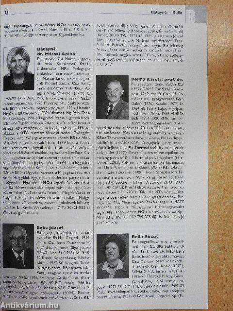 Ki Kicsoda Kecskeméten 2013