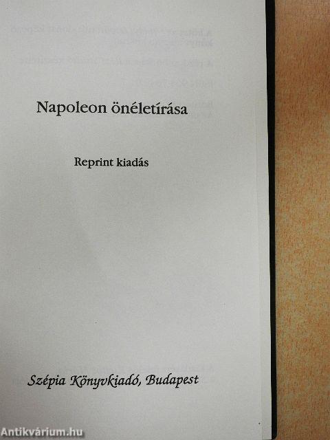 Napoleon önéletírása
