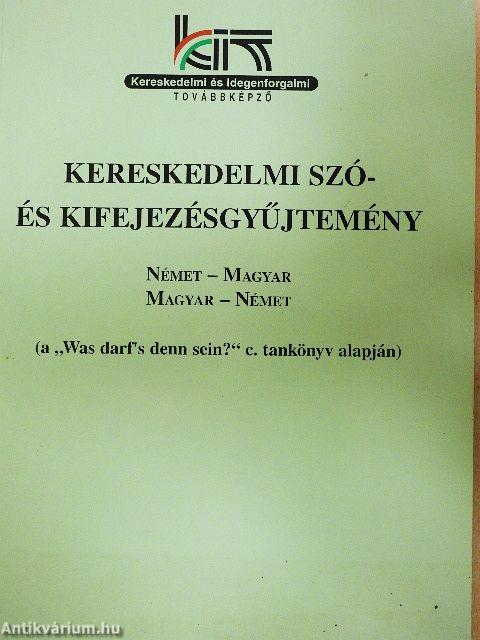 Kereskedelmi szó- és kifejezésgyűjtemény