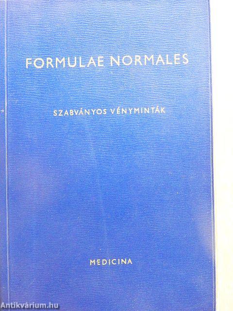 Formulae Normales V.