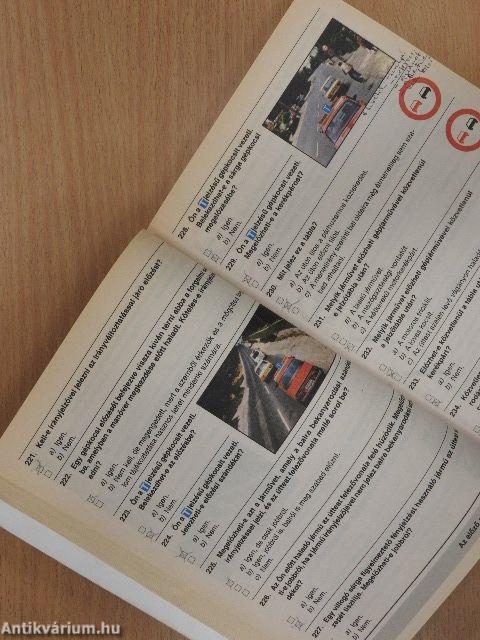 A járművezetői vizsga teszt kérdéseinek gyűjteménye