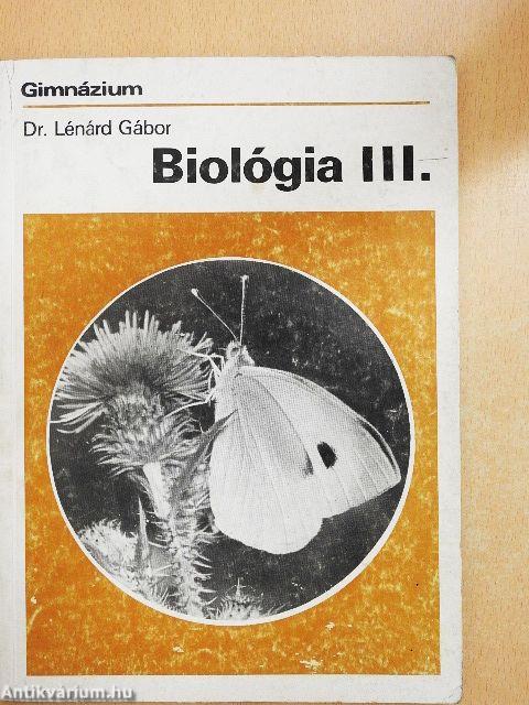 Biológia III.