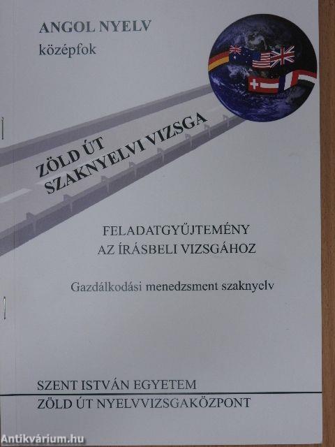 Feladatgyűjtemény az írásbeli vizsgához