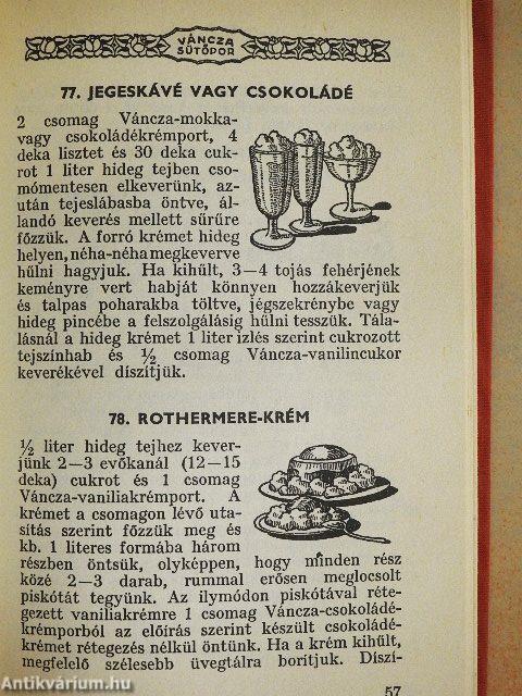 A mi süteményeskönyvünk