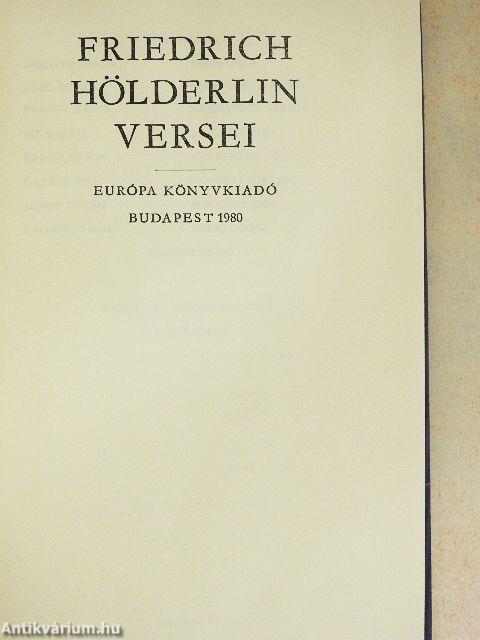 Friedrich Hölderlin versei