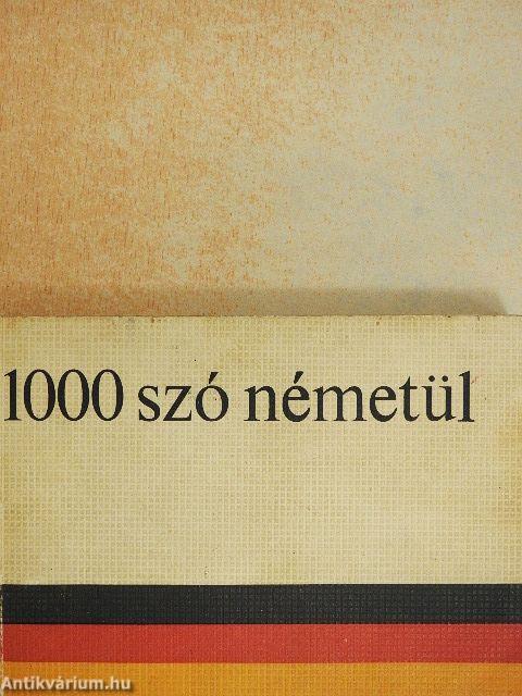 1000 szó németül