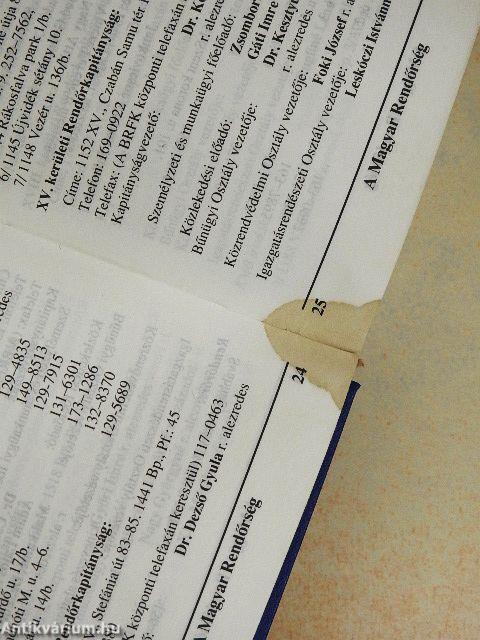 Rendőrségi zsebkönyv 1993.