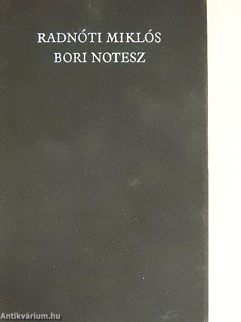 Bori notesz/Bori notesz melléklet