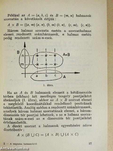A végtelen halmazokról