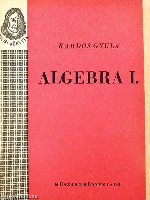 Algebra I.