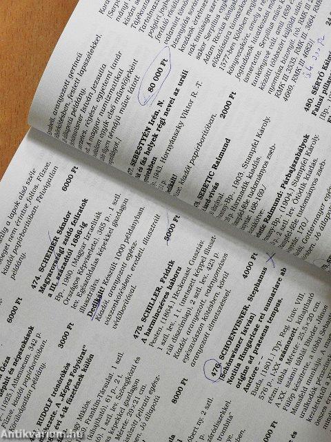 14. Szegedi Könyvárverés