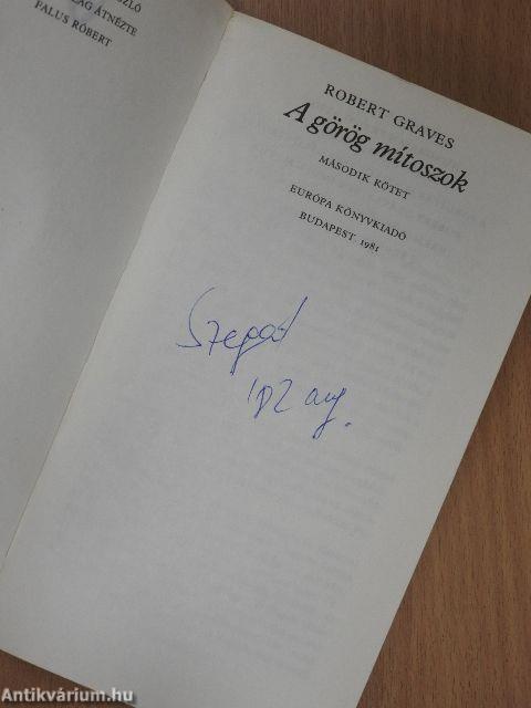 A görög mítoszok 1-2.