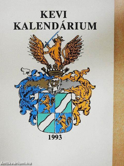 Kevi kalendárium 1993.