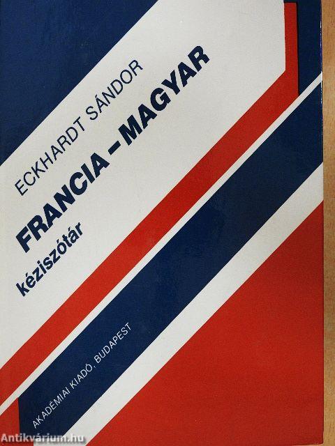 Francia-magyar kéziszótár