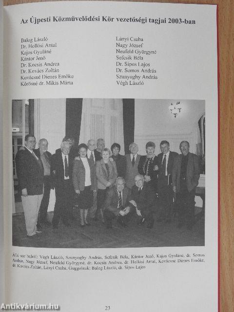 Vendégkönyv - Újpesti Közművelődési Kör
