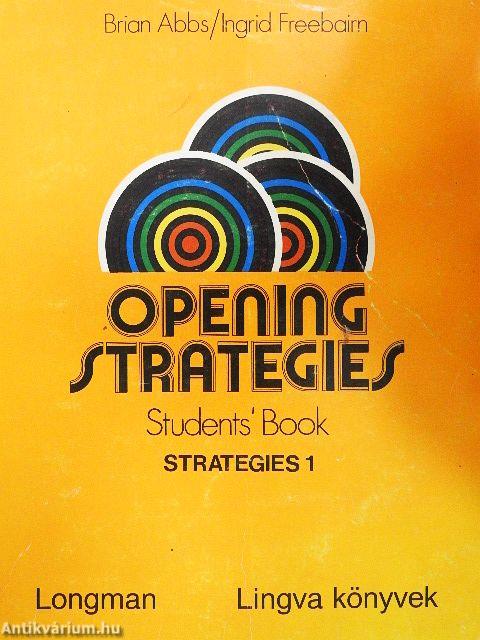 Opening Strategies - Students' Book