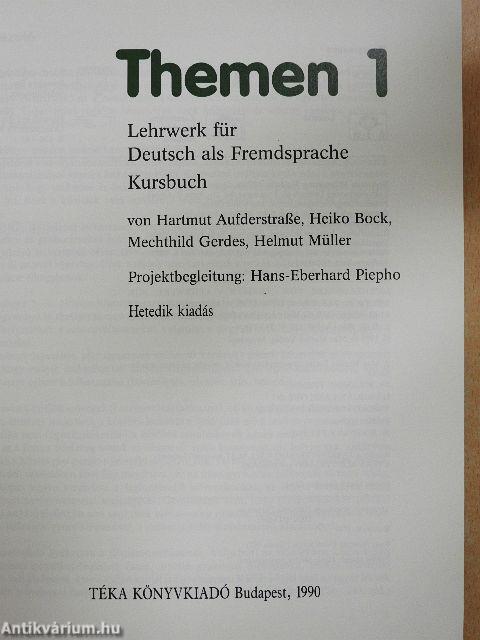 Themen 1 - Kursbuch/Arbeitsbuch