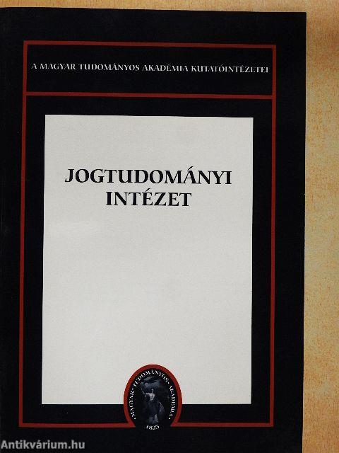 Jogtudományi Intézet