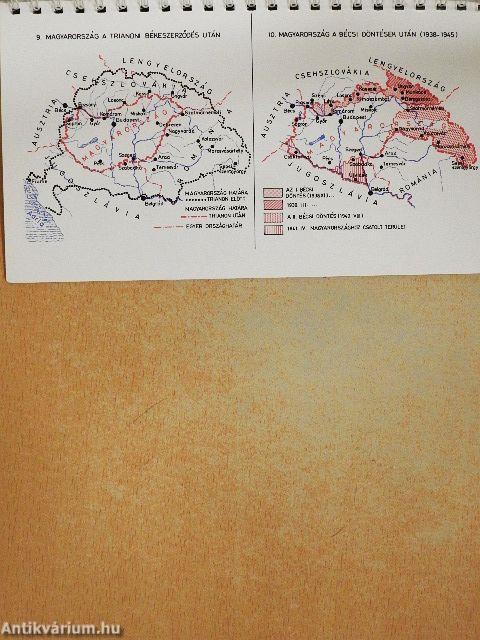 A magyar történelem táblázatokon és térképeken