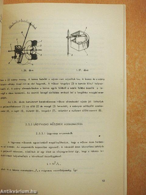 Villamos műszerek és mérések I.