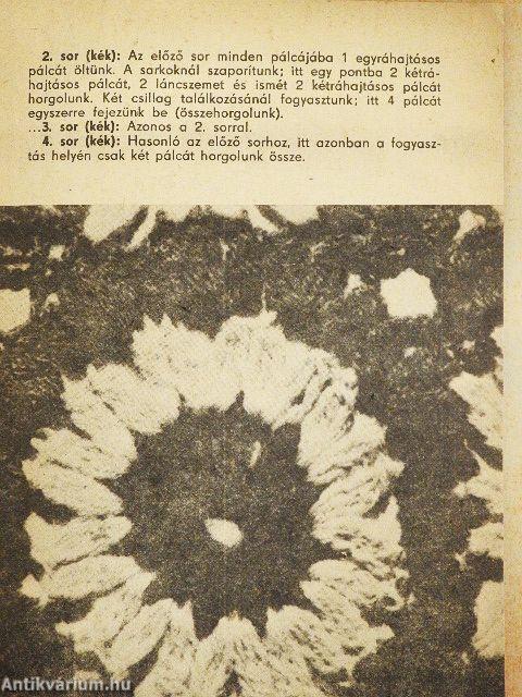 Divatos színes horgolás