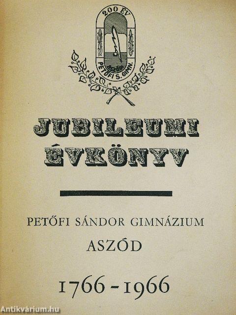 Jubileumi évkönyv 1766-1966