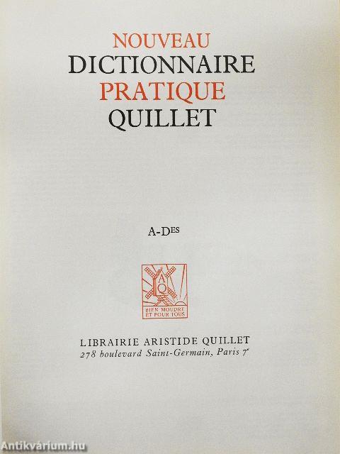 Nouveau Dictionnaire Pratique Quillet 1-4.