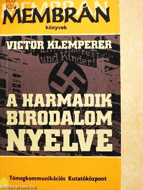 A Harmadik Birodalom nyelve