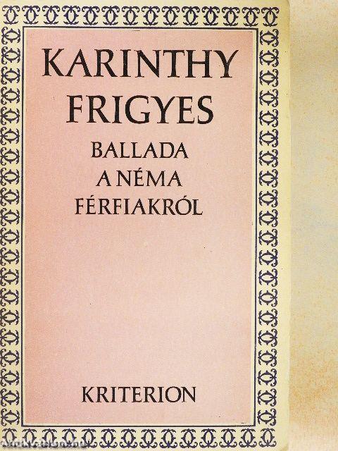 Ballada a néma férfiakról