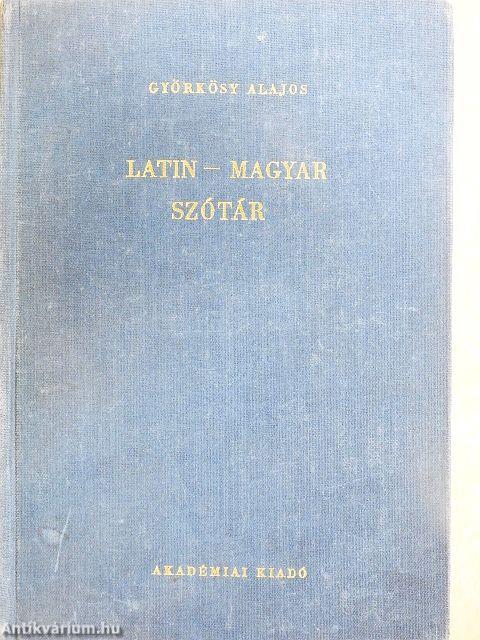 Latin-magyar szótár