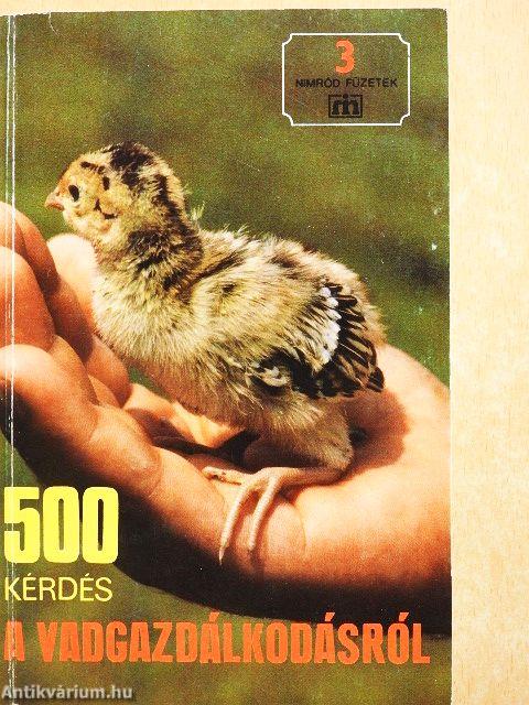 500 kérdés a vadgazdálkodásról