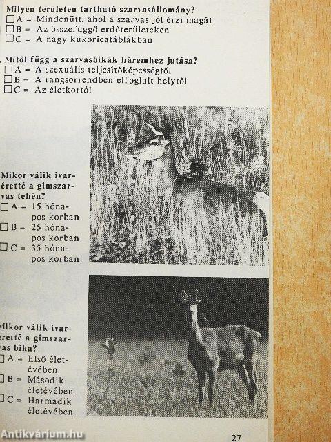 500 kérdés a vadgazdálkodásról