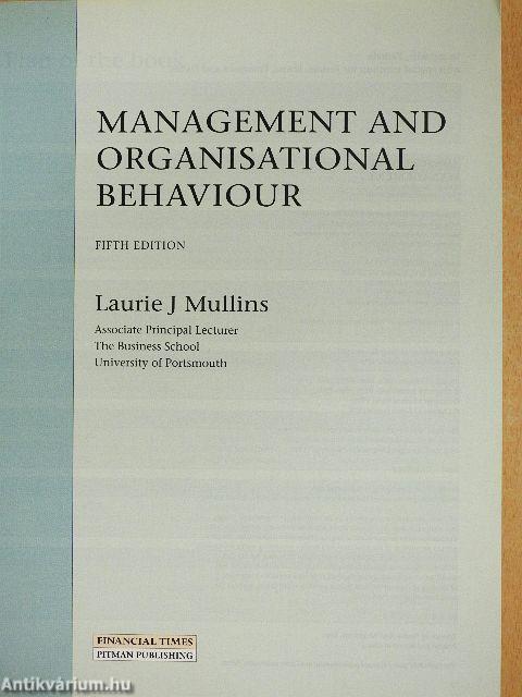Management and Organisational Behaviour
