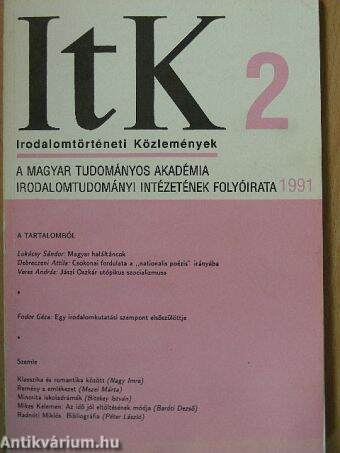 Irodalomtörténeti Közlemények 1991/2.