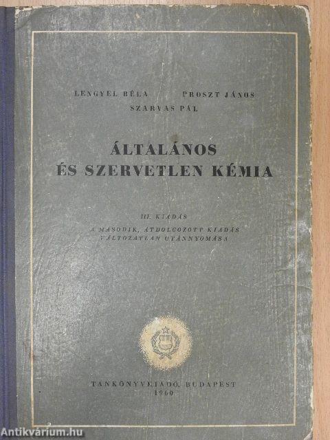 Általános és szervetlen kémia