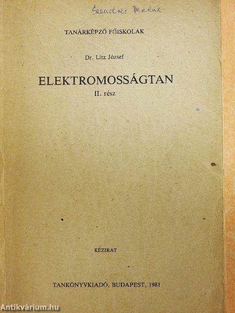 Elektromosságtan II.