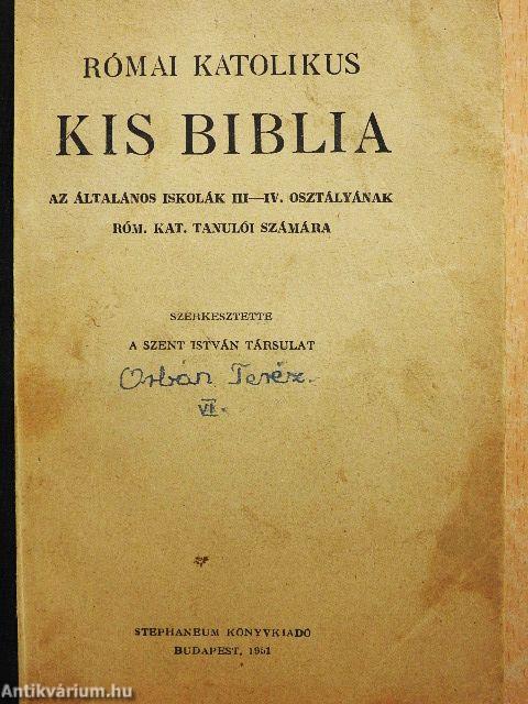 Római katolikus kis biblia