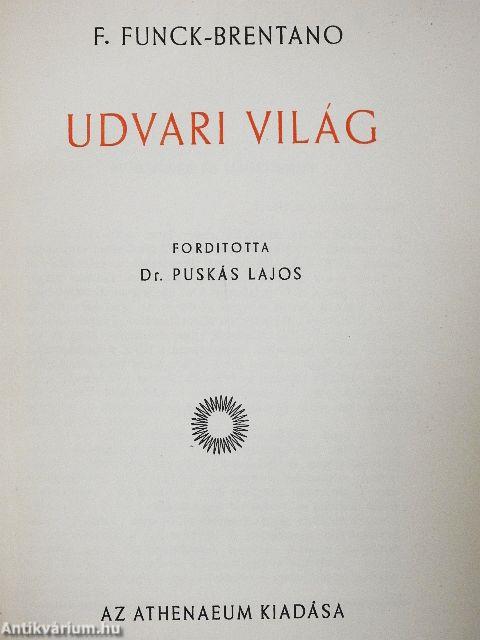 Udvari világ