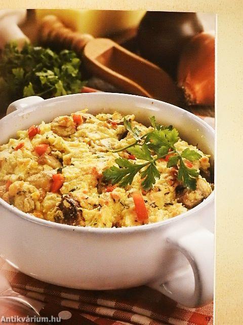 Cseréptálban készült ételek