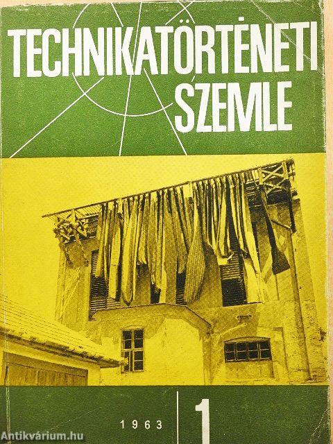 Technikatörténeti Szemle 1963/1.