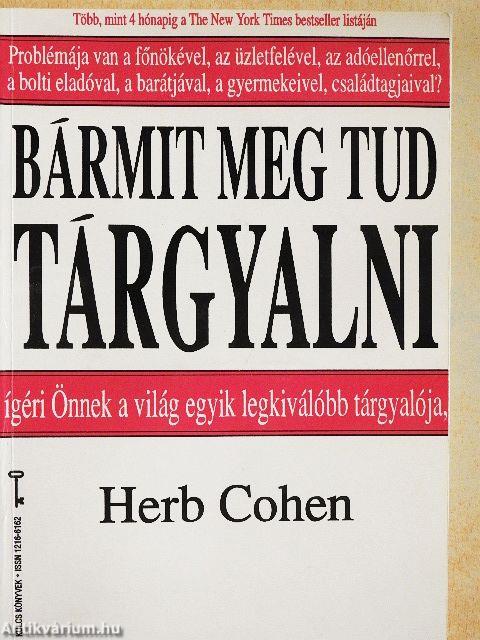 Bármit meg tud tárgyalni