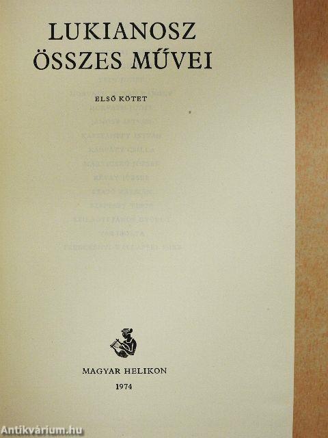 Lukianosz összes művei I-II.