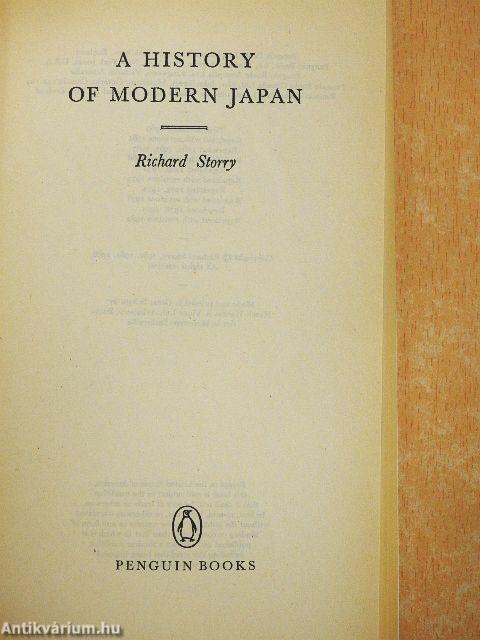 A History of Modern Japan