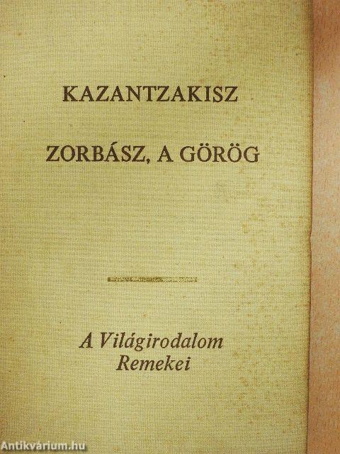 Zorbász, a görög