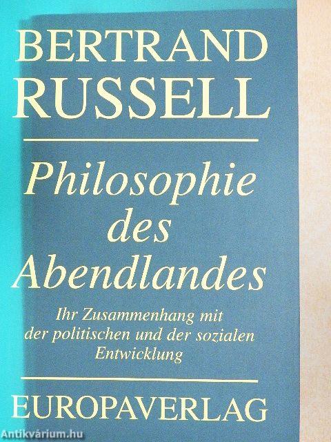 Philosophie des Abendlandes
