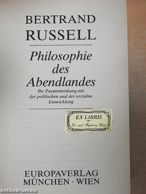 Philosophie des Abendlandes