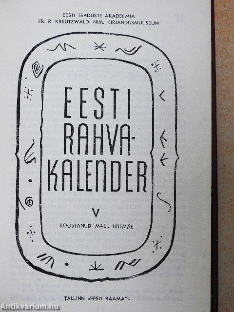 Eesti Rahvakalender V.