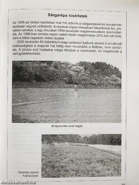 Vetési naptár 2001